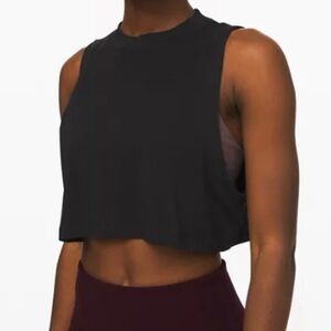 All yours cropped muscle tank